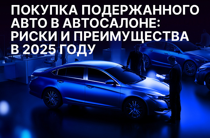 Покупка подержанного авто в автосалоне: риски и преимущества в 2025 году