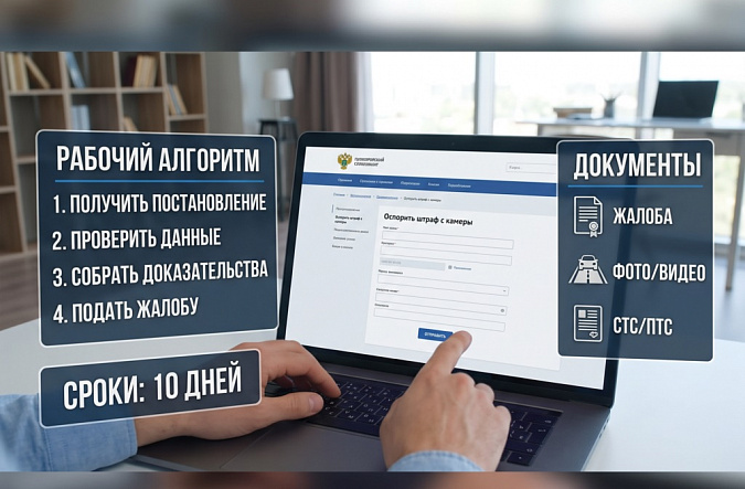 Как оспорить штраф с камеры: сроки, документы и рабочий алгоритм